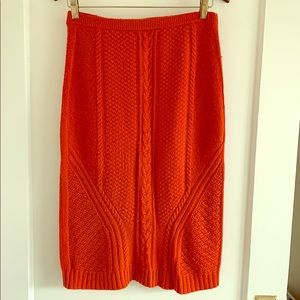 Anthropologie sweater pencil skirt